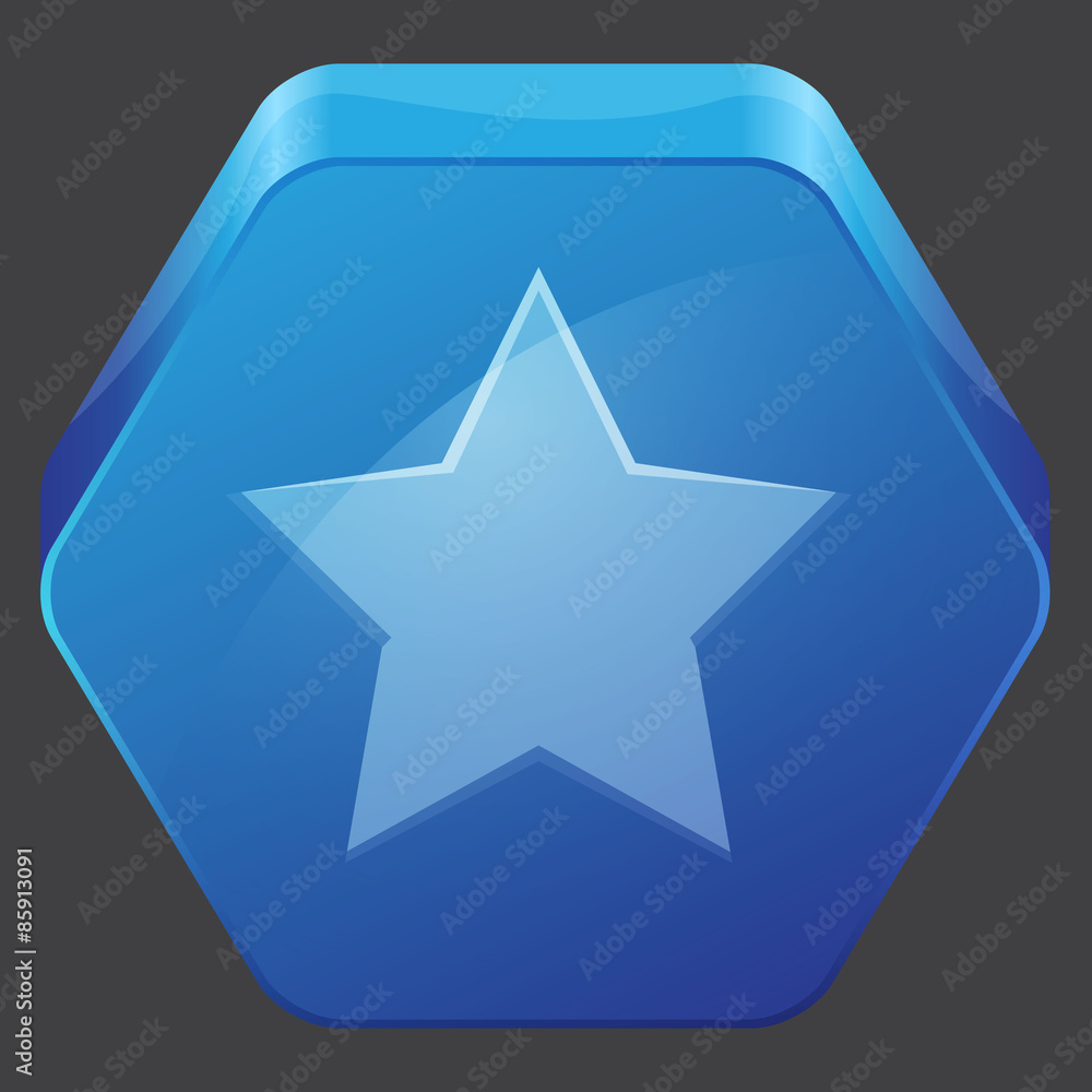 Obraz premium Star icon - Vector.