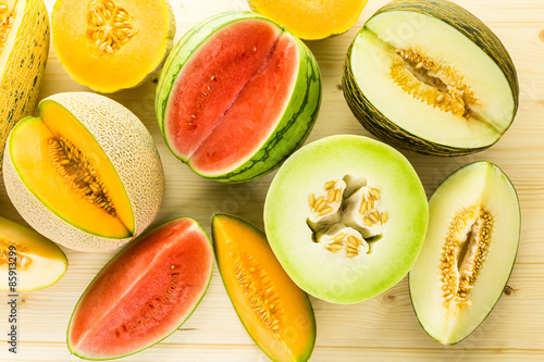 Quadro su tela Melons
