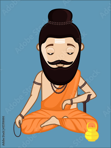 Maharishi Vishvamitra Concentrating