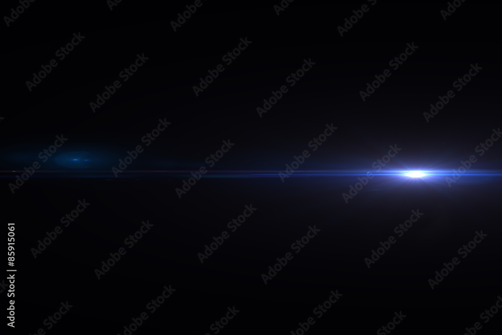 Lens flare effect Lens flare effect