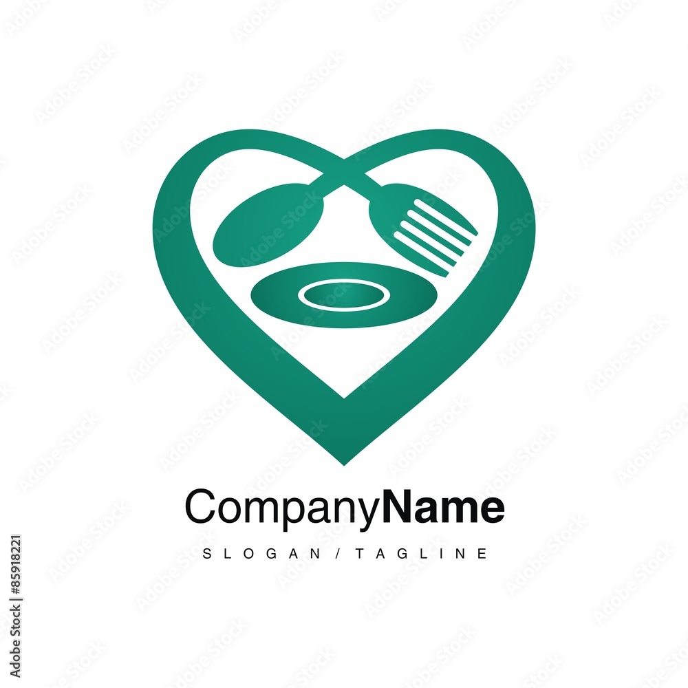 Heart logo icon vector Heart logo icon vector