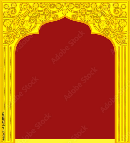 Golden Royal Door Frame