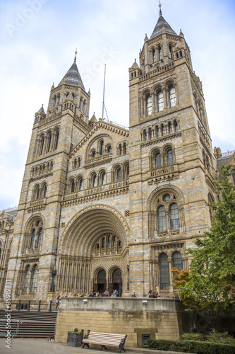 LONDON, UK - OCTOBER 12, 2014: People visit Natural History Museum in London. With more than 4.1 million annual visitors it is the 4th most visited museum in the UK. © Vladislav Gajic