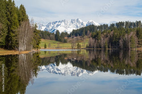 Fototapeta Naklejka Na Ścianę i Meble -  Lake Schwarzsee