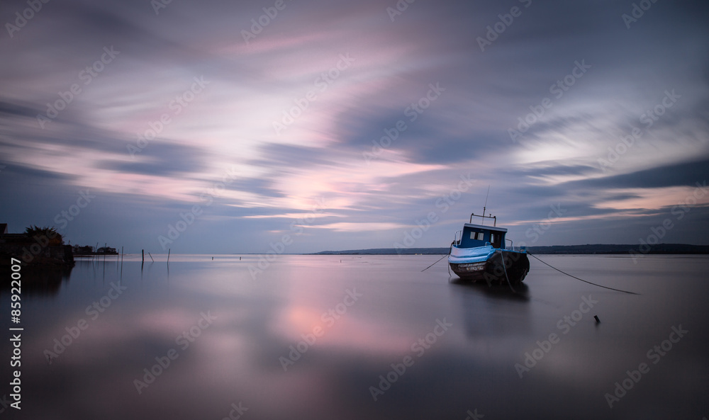 Loughor estuary boat
Long exposure at the Loughor Estuary, Penclawdd, north Gower, Swansea.