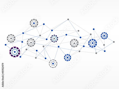 Network technology background.Vector illustration EPS10