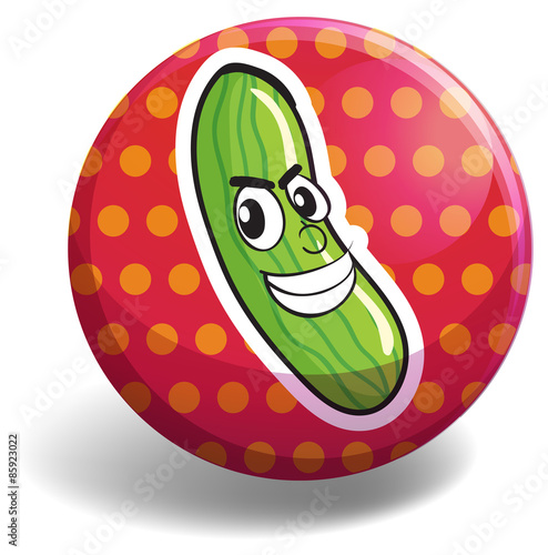 Cucumber badge