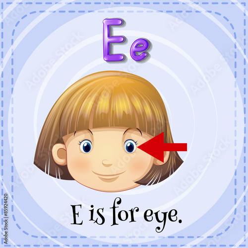 Letter E