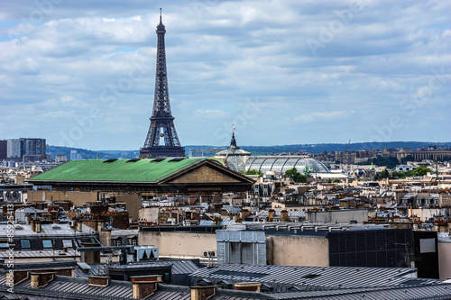 Panorama of Paris. View from Printemps store. France. © dbrnjhrj