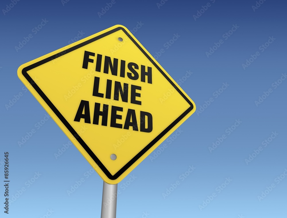 finish line ahead