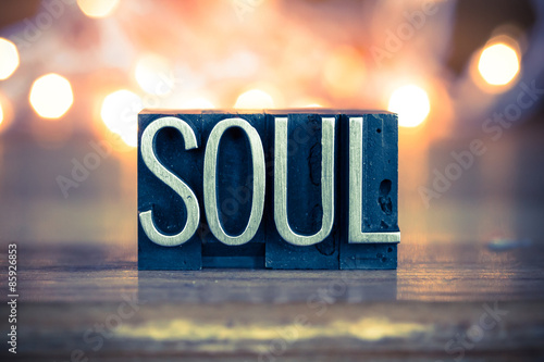 Photography Soul Concept Metal Letterpress Type