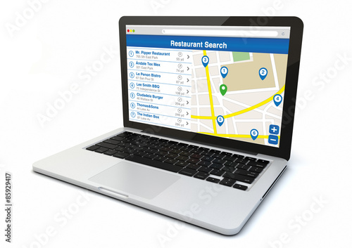 restaurant search software application