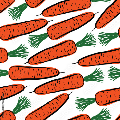 Sweet fresh carrot background