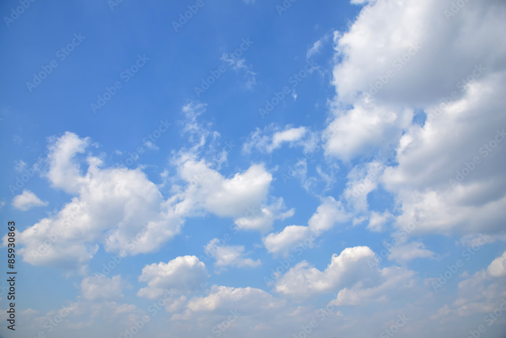 Fototapeta premium Blue sky and clouds