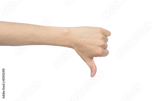 hand of thumb sign