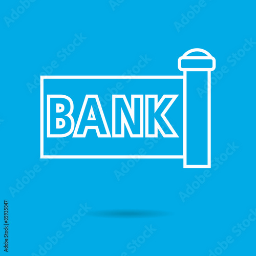 Bank signboard