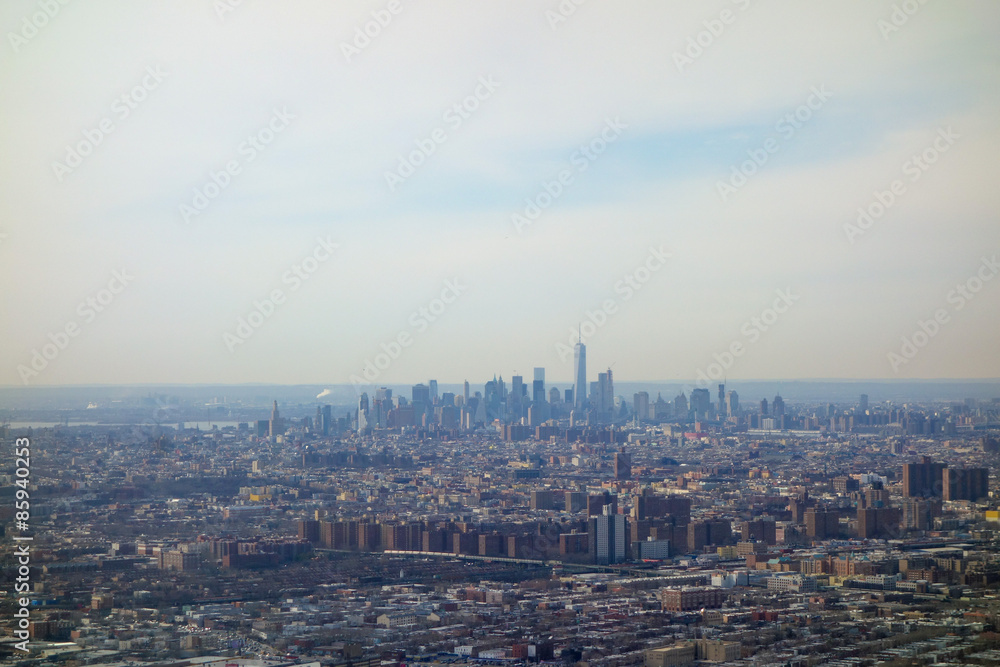 Aerial view of NY