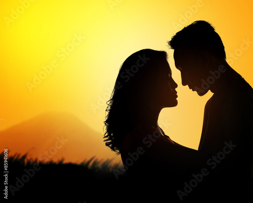 The Couple Silhouette