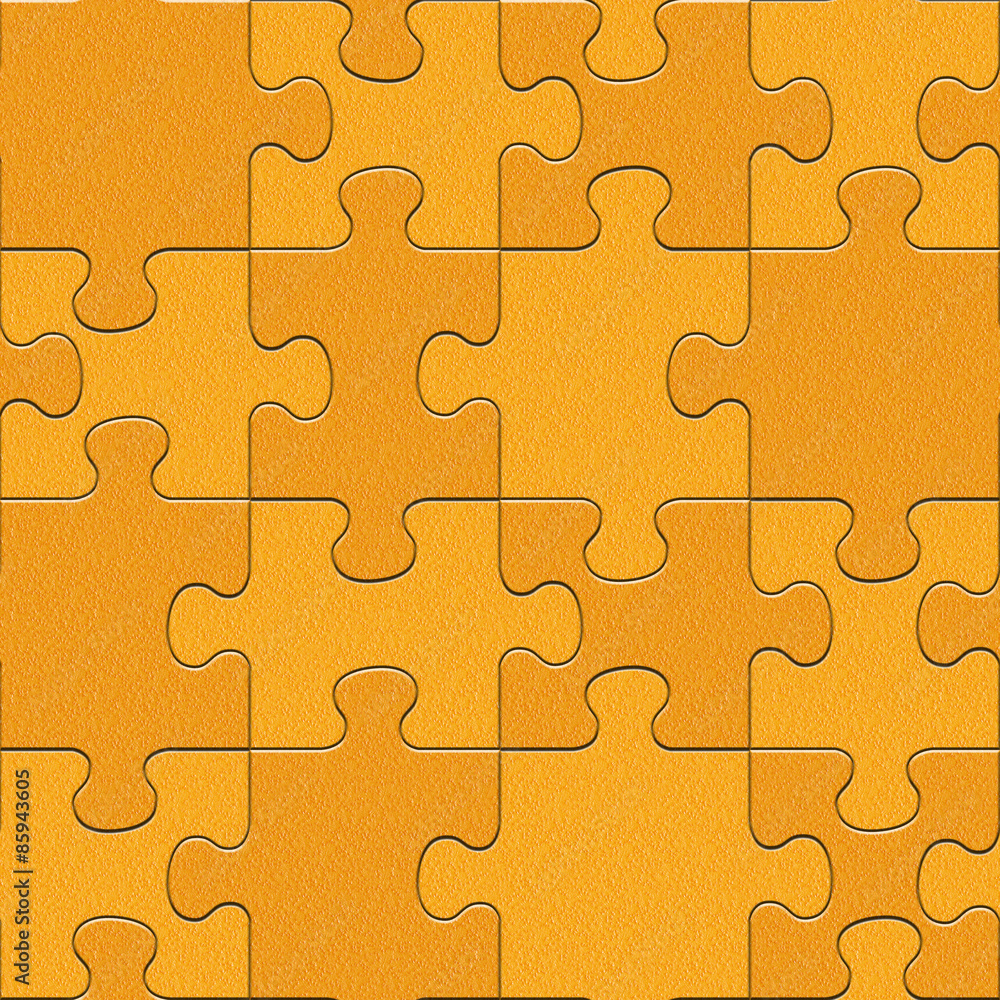Abstract puzzles pattern - seamless background - orange texture Abstract puzzles pattern - seamless background - orange texture