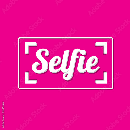 Taking Selfie Photo on Smart Phone concept icon