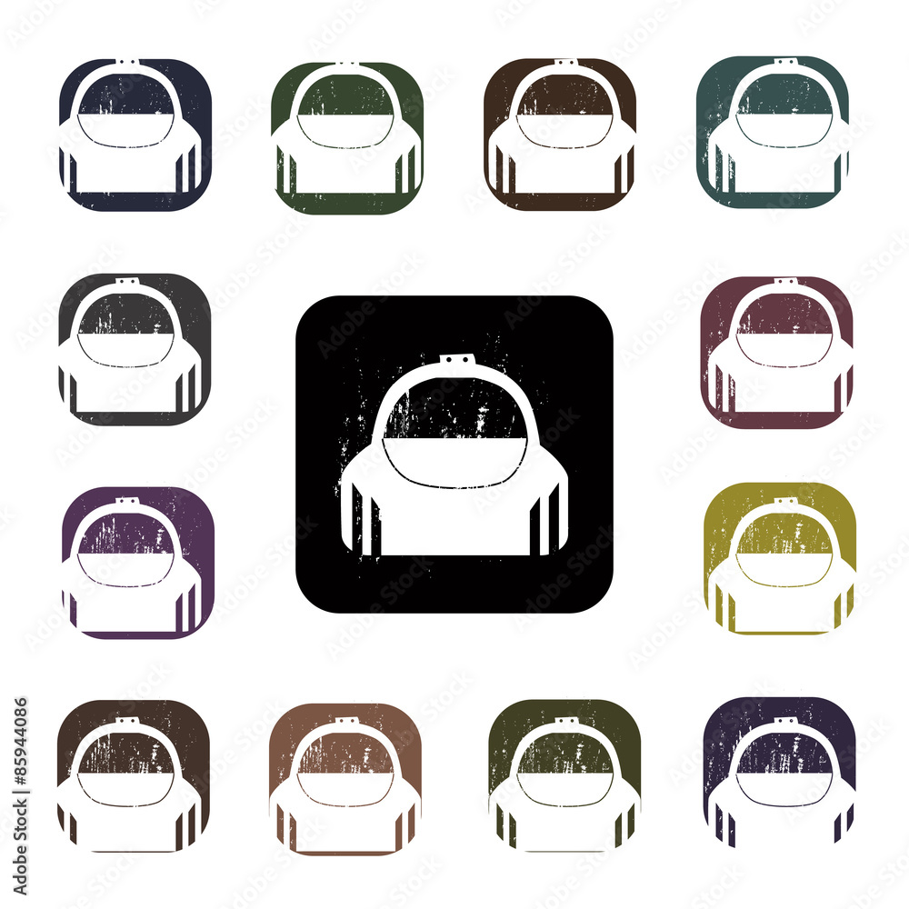 Sport bag icon Sport bag icon