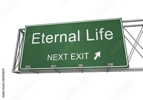 Canvas Print eternal life sign