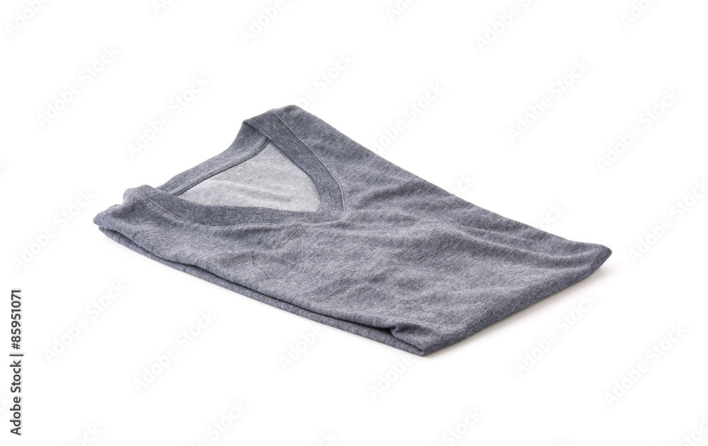 shirt. folded t-shirt on white background shirt. folded t-shirt on white background