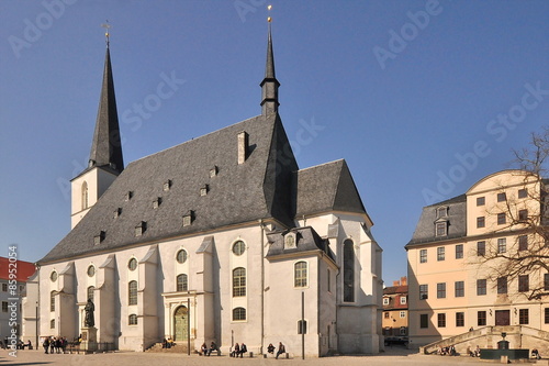 Herderkirche Weimar im Frühling