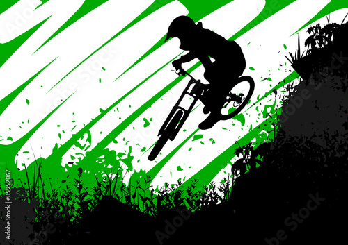 Mountain bike jump