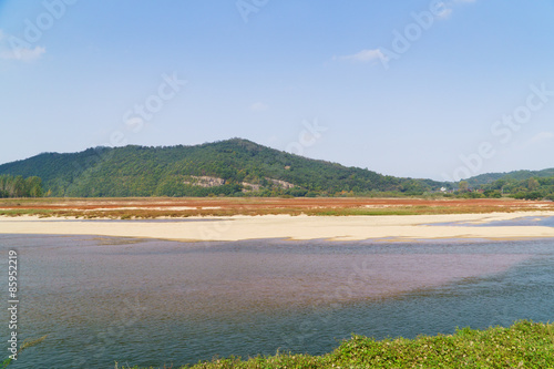 View of Nakdong river from Hahoe village