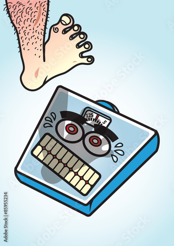 bathroom scale