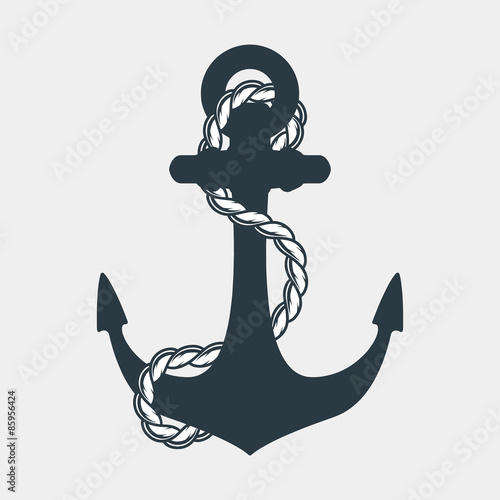 Anchor with rope