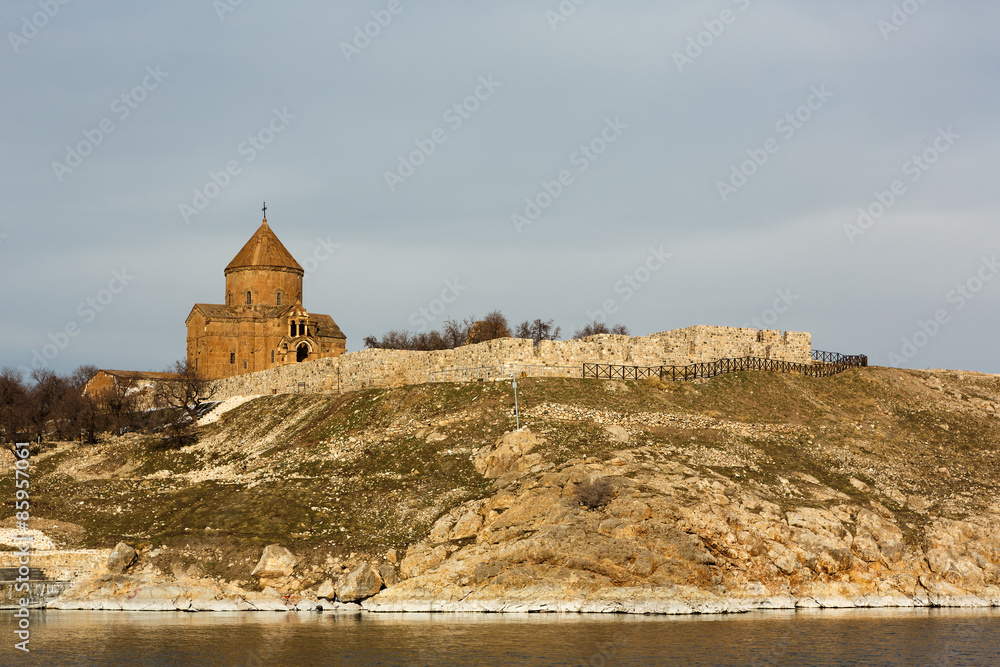 Akdamar island and the Armenian church