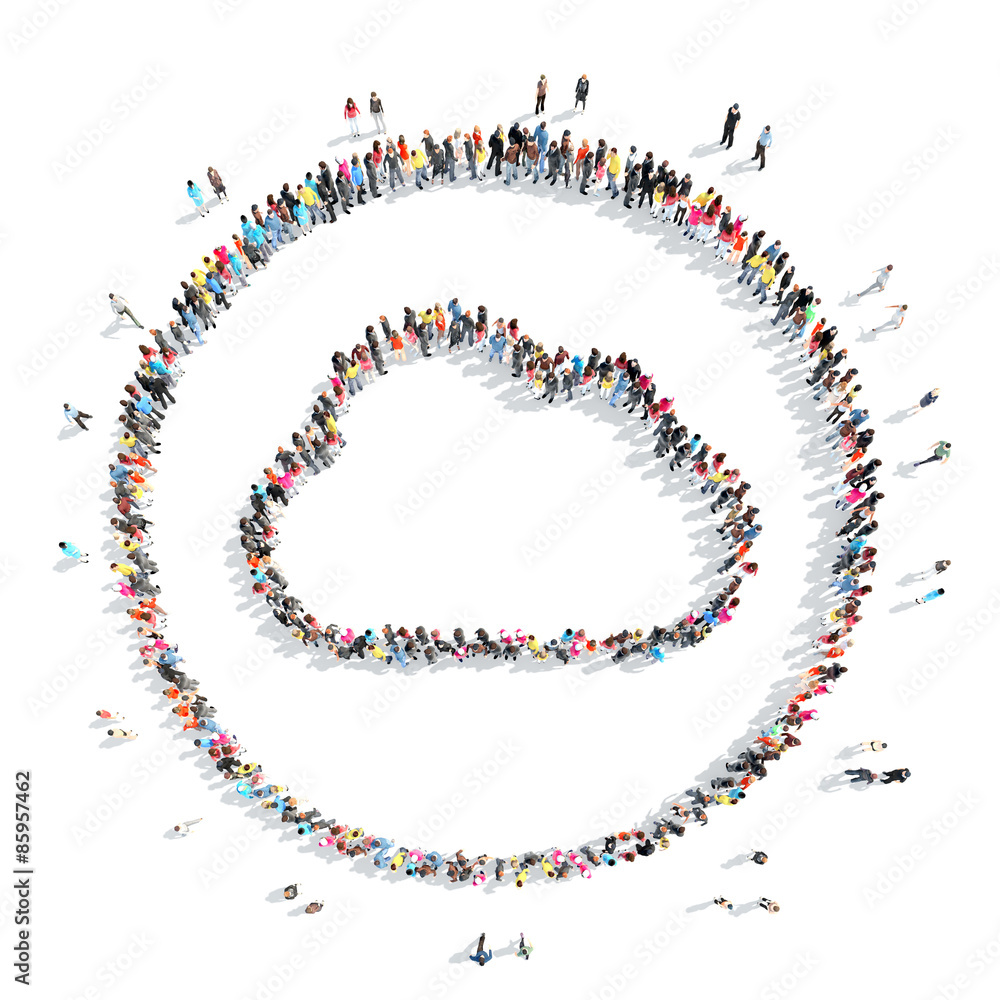 people in the shape of clouds. people in the shape of clouds.