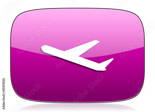 deparures violet icon plane sign photo