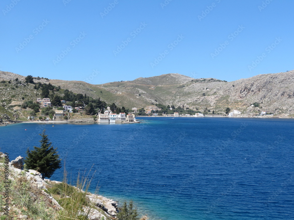 Grèce - Ile de Symi Nimborio Bay et Emborios