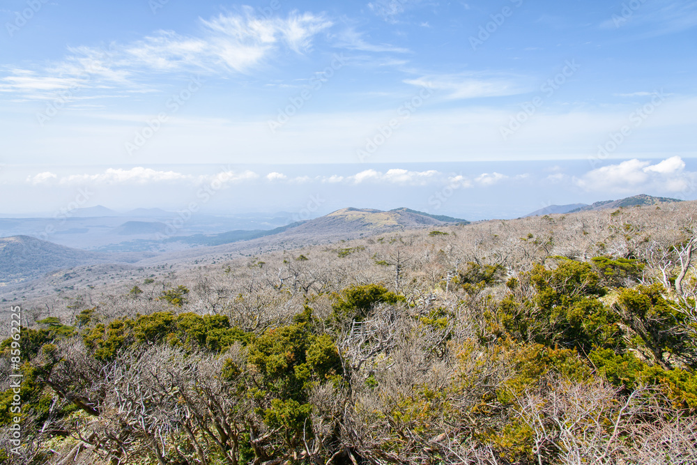 Fototapeta premium Landscape of Yeongsil Trail course