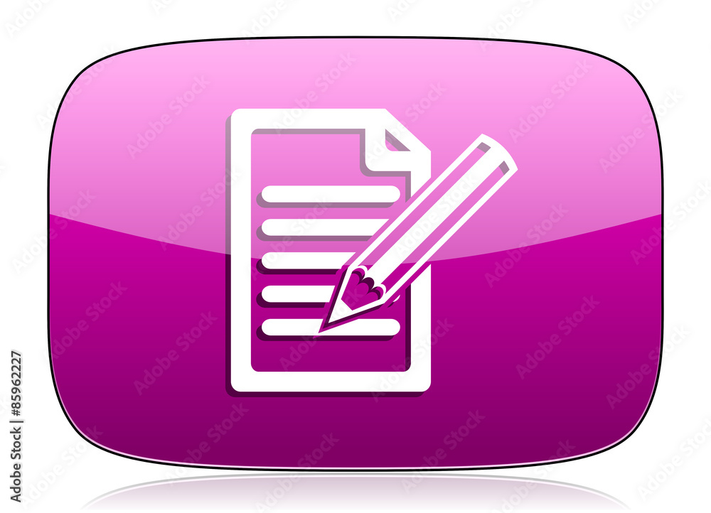 subscribe violet icon write sign subscribe violet icon write sign