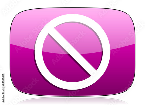 Free Download access denied violet icon - GFXLoad