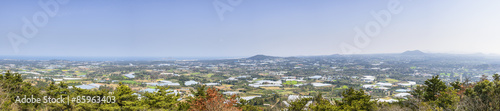 Landscape view from the top of Jeoji Oreum © jipen