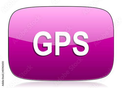 gps violet icon