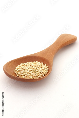 Quinoa Gold on White Background