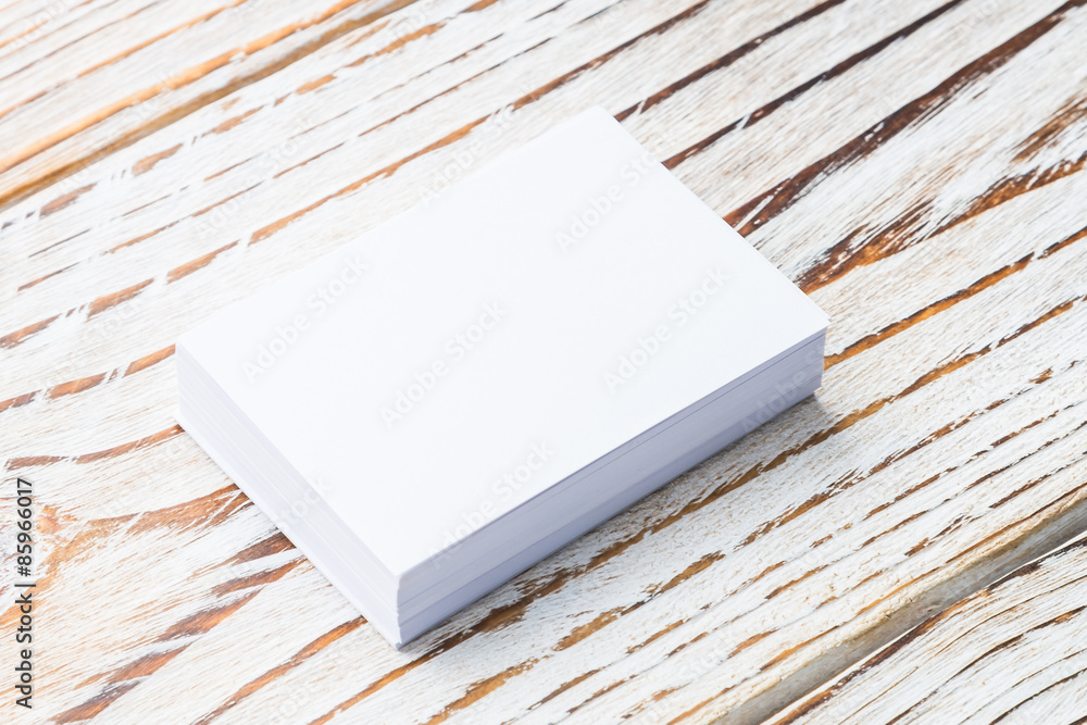 Fototapeta premium Blank white paper