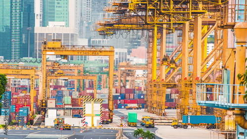 The port of Singapore