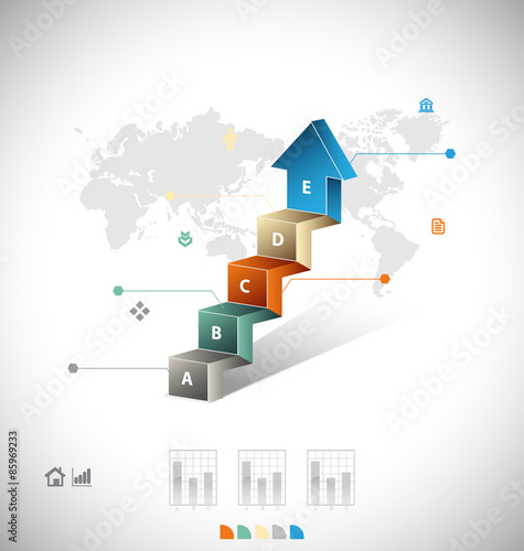 Business infographic template