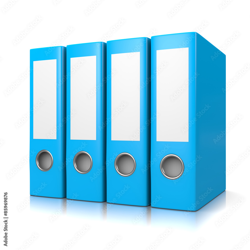 Blue Binders Blue Binders