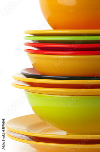 Colorful crockery