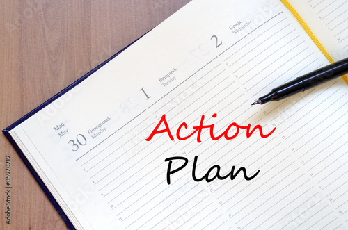 Wallpaper Mural Action plan concept Notepad Torontodigital.ca