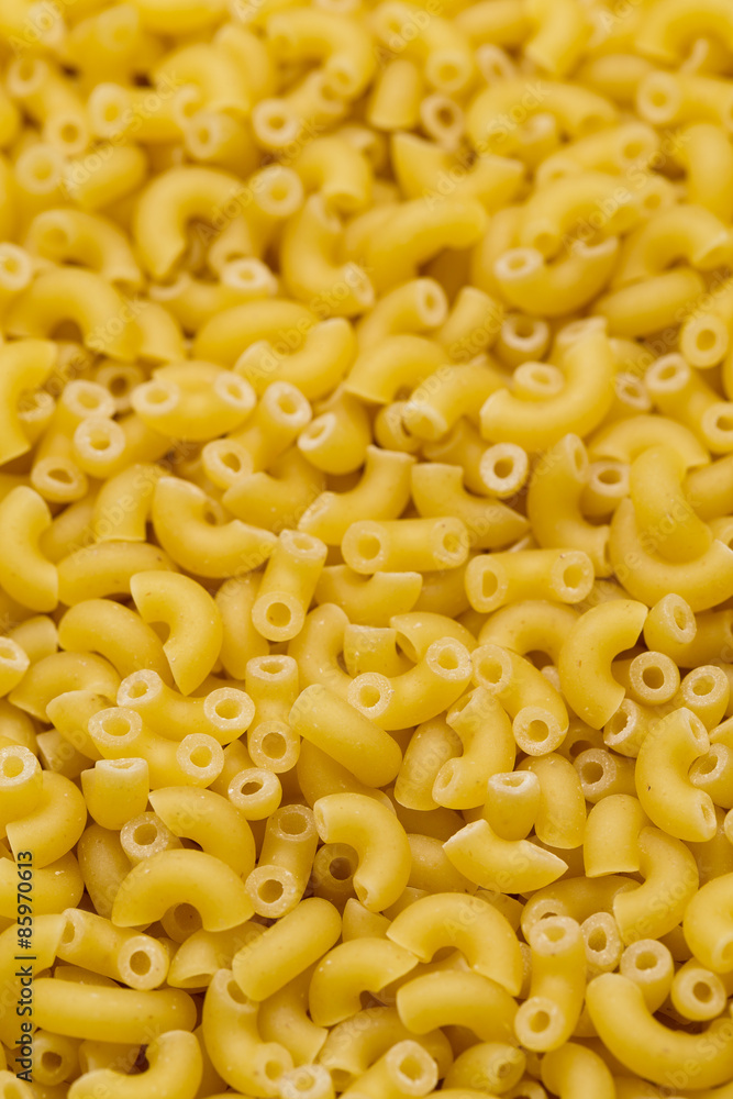 Uncooked Italian Macaroni Pasta Uncooked Italian Macaroni Pasta