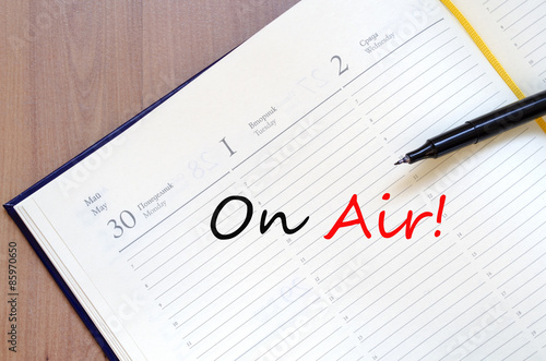 Wallpaper Mural On air text concept Torontodigital.ca